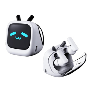 bilibili哔哩哔哩2024现货CUBEFACE小电视LCD触屏真无线蓝牙耳机