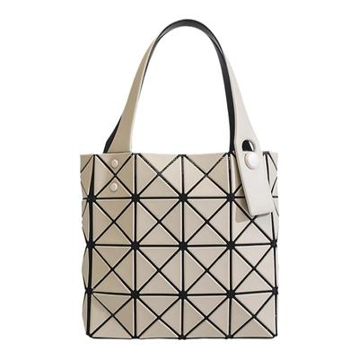 日本同款mini小方盒几何菱格包包女2025新款夏季迷你手提包托特包