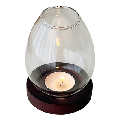 欧式复古防风玻璃烛台氛围感摆件