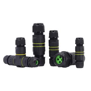 IP68电线防水连接器对接电缆接线端子T型三通户外防雨接头灯埋地