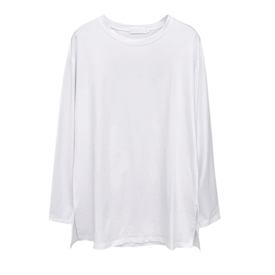 纯棉t恤女秋冬休闲韩版宽松大码