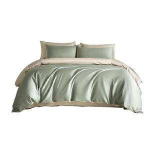 海澜之家高支贡缎长绒棉四件套床单被套床笠舒适裸睡家用套件床品