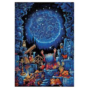 EDUCA拼图夜光家星宿魔法成人版拼图1000片高难度颜值拼图