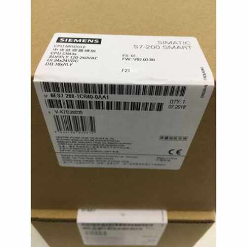 议价6ES72881CR600AA0SMARTCPU CR60 CPU全新模块6ES7288-1CR60-0
