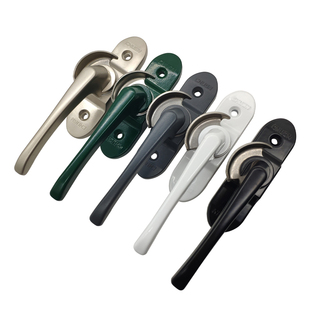 春光牌 塑钢窗月牙锁铝合金窗户锁扣钩锁 推拉平移窗锁钩孔距60mm