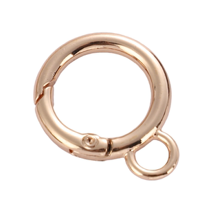开口弹簧圈合金钥匙扣圆环挂玩偶包包肩带扣挂钩DIY手工五金配件