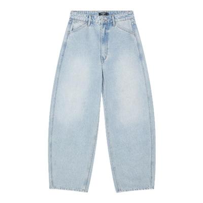 Oneup2025春夏季新款牛仔裤浅色宽松休闲裤镰刀裤重磅全棉男士潮