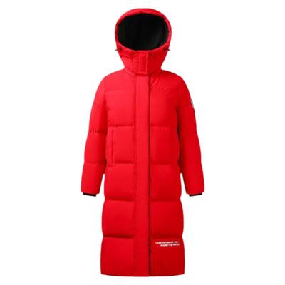 专柜90白鸭绒羽绒服女长款过膝2025年冬季百搭加厚女士纯色外套女