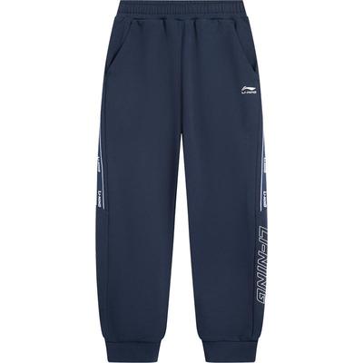 李宁儿童男大童印花休闲卫裤童装