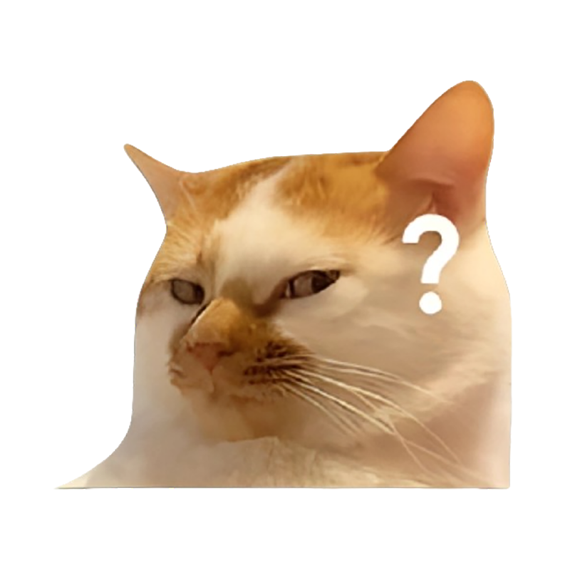 可移车贴猫meme可爱静电贴纸