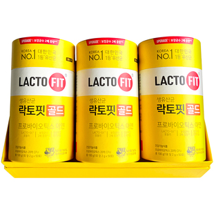 lactofit韩国钟根堂益生菌粉包装升级礼盒装乐多飞乳酸菌大人儿童