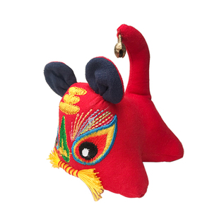 民间技艺传统手工小布老虎民间工艺品玩偶挂件新年小礼物礼品