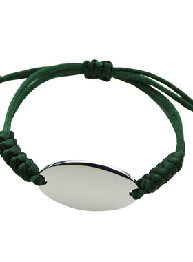 椭圆形老人痴呆防走失姓名手链