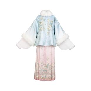 【重回汉唐莺啼声声】圆领对襟袄新中式秋冬马面裙女明制汉服女款