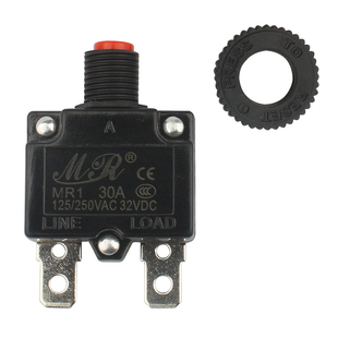 过载过热保护断路器10A8A15A单二相电动交流水气泵空压充电洗车机