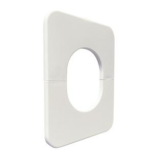 卫生间50下水管变径墙排分体盖粘贴长方形45°斜管美化墙面大窟窿