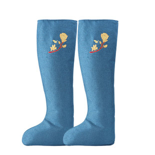 蕲艾绒长筒靴电加热艾灸护膝暖脚艾草包热敷大护腿电热膝盖理疗