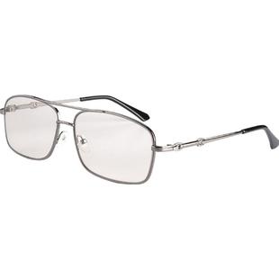 浅茶色水晶眼镜水晶石太阳镜真石头墨镜东海老人养目护目正品高档