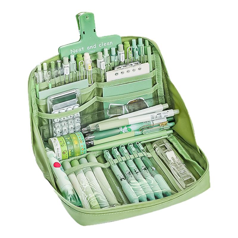 日本进口大容量笔袋女孩款2025新款高颜值文具盒初高中生铅笔盒