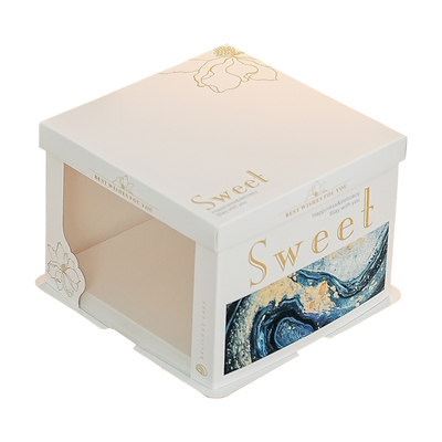 网红高级生日蛋糕盒半透明包装盒