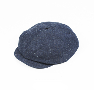 新品RV Denim Newsboy cap美式复古 10oz雪花牛仔薄款报童帽 丹宁