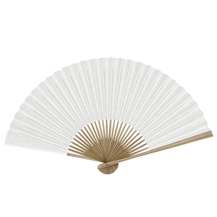 8寸双面纸扇古风折扇中国风扇子空白书法题字绘画diy男女工艺扇