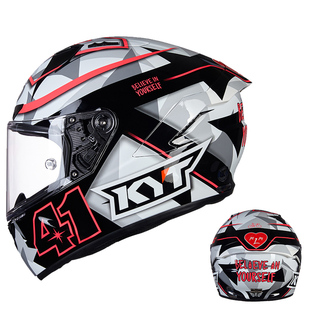 意大利KYT碳纤维摩托车头盔男夏季防雾轻便赛道盔机车四季全盔女