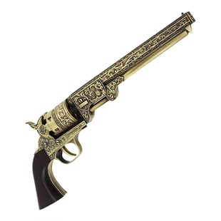 复古欧式柯尔特1851大左轮手枪模型西部大镖客游戏道具摆件装饰品