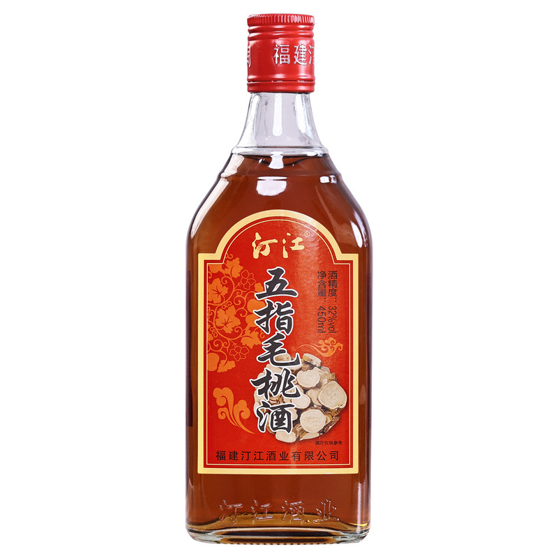 汀江五指毛桃酒32度450ml瓶装多种药食同源草本精华浸提制成露酒 精华 实拍商品图