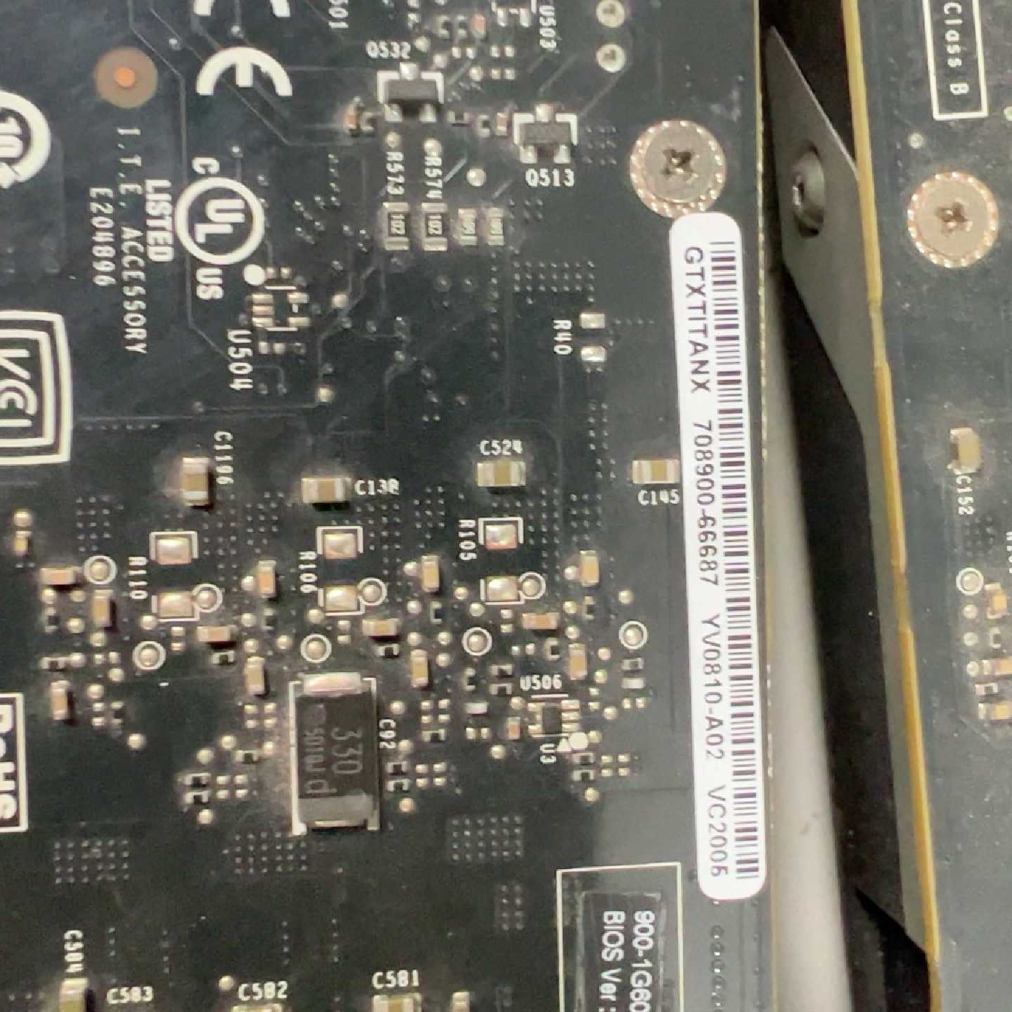 【请询价】GTXTITANX12G拆机件成