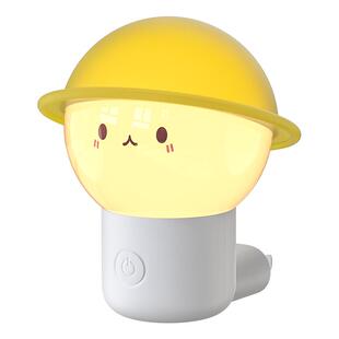 声控智能语音小夜灯卧室睡眠灯儿童房夜间感应灯家用插电床头台灯