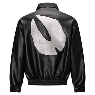 AFGK×乐透人生GT:即刻入戏 翻领皮衣秋季美式街头潮牌复古外套