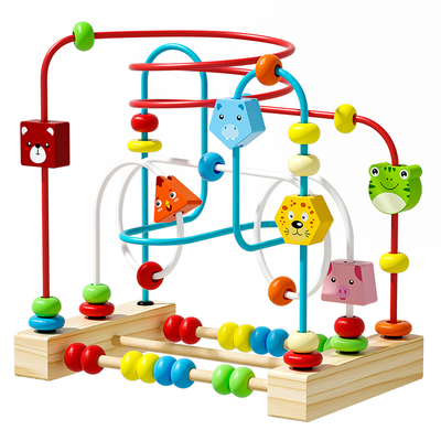 婴幼儿绕珠锻炼宝宝手指精细动作