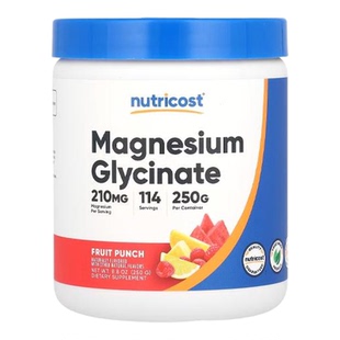 Nutricost甘氨酸镁帮助睡眠优选镁营养好眠膳食补充镁营养