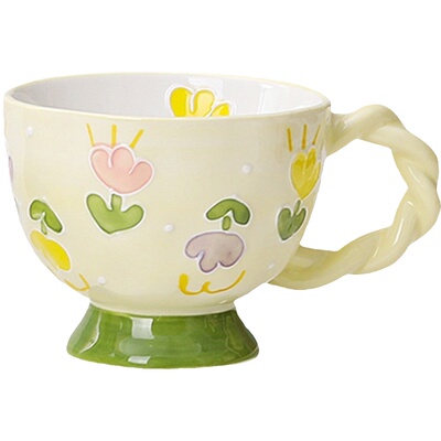 肆月北欧风陶瓷早餐燕麦杯牛奶杯