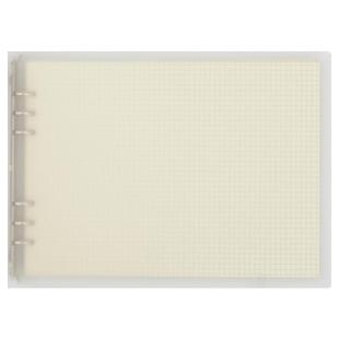 【塑面横款思维导图本专用内芯】A4横版活页笔记本子内芯6孔活页纸可替换网格方格内芯横线内芯康奈尔内芯