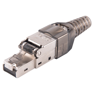 金属屏蔽CAT6A7类免工具接网线