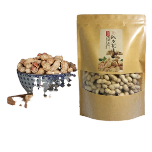 江门新会特产网红零食咸干水煮晒干花生即食陈皮花生官方旗舰店