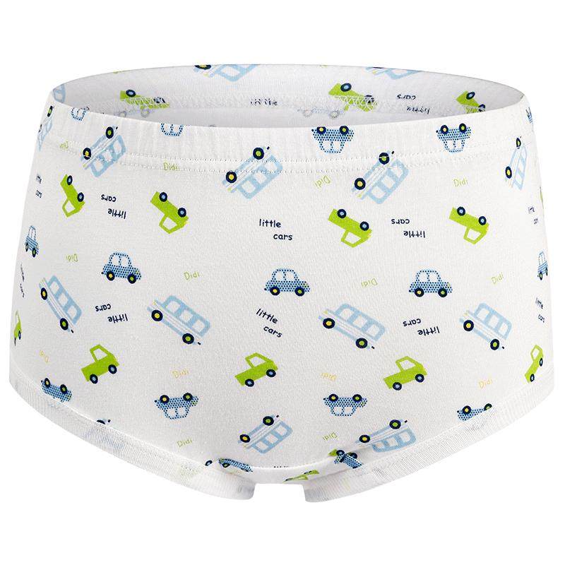 【2条装】ab内衣男童宝宝内裤纯棉印花小童小孩三角面包短裤F611