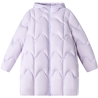 笛莎童装女童羽绒服秋冬装中大童宝宝儿童宽松加厚中长款极寒外套