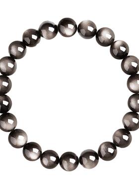 【特级黑曜石】正品黑曜石手串