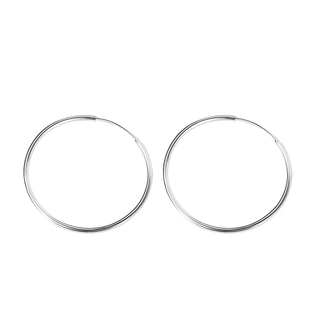 999纯银针大圈圈圆圈耳环女素圈欧美夸张气质耳钉高级感耳圈耳饰