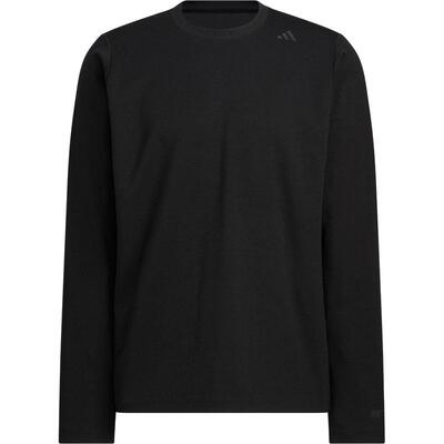 阿迪达斯男士圆领透气长袖上衣