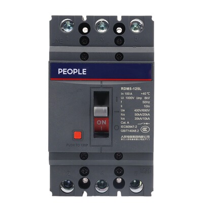 rdm5人民电器塑壳断路器空气开关