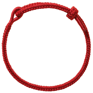 2026马年本命年红手绳女款可穿黄金diy编织绳属马太岁化红绳手链