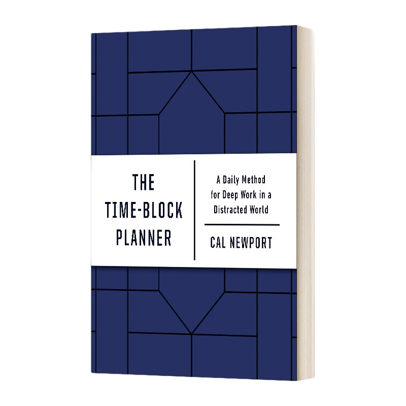 英文原版 The Time-Block Planner 时间段规划器 日常生活职业时间规划分配 职场励志 英文版 进口英语原版书籍