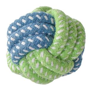 狗狗玩具绳子耐咬磨牙绳结球小狗咬绳拉布拉多边牧金毛互动拔河绳