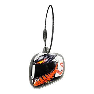 HJC头盔造型漫威毒液二小众挂件ins亚克力钥匙扣机车情侣包包挂饰