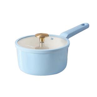 卡罗特奶锅辅食锅婴儿宝宝蒸煮一体钛陶瓷小汤锅不粘锅家用泡面锅