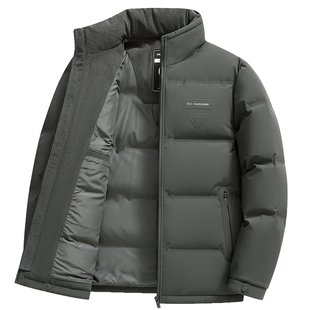 雪中飞2025新款男士羽绒服冬装加厚短款立领鸭绒休闲外套防寒保暖